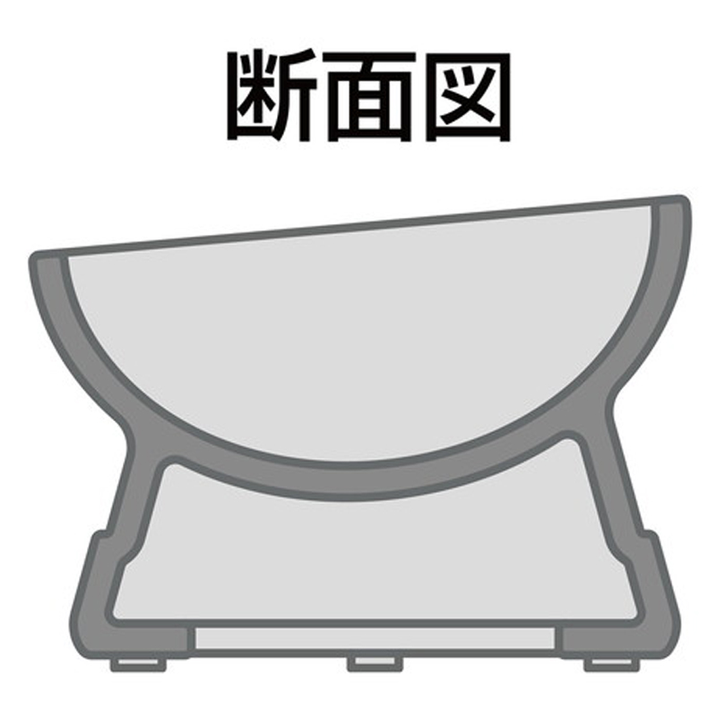 Add Mate斜口陶瓷高腳防滑狗碗 S（藍底）#F157 A26513