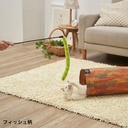 Ethical Door 可洗環保牛皮紙貓隧道 (魚) #G139 W26490