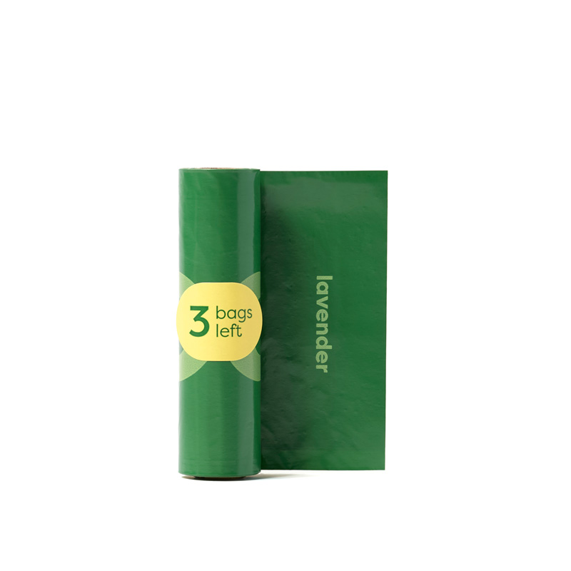 60個補充裝可降解撿便袋(15個X4卷-薰衣草香味)