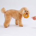  耐咬麵包屋發聲帶繩狗玩具
 (貝果包) Chewy Bakery Stuffed Dog Toy 
With Pulling String (Bagel) #G150 W26408