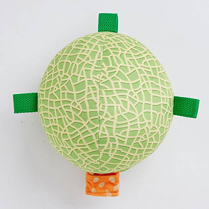 Petio互動伸縮拉扯 可藏食狗玩具(哈密瓜) #G187 W26852