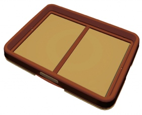 Petio Dog Tray Brown Wide#F75W24991