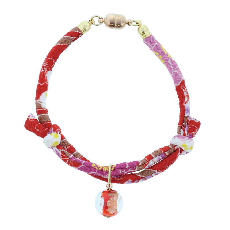 Add Mate Nyan Gokor Dragonfly Ball Collar Red#J60A50707
