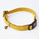 Necoco Antibacterial Classic Cat Collar With Bell (Yellow)#J88W57815