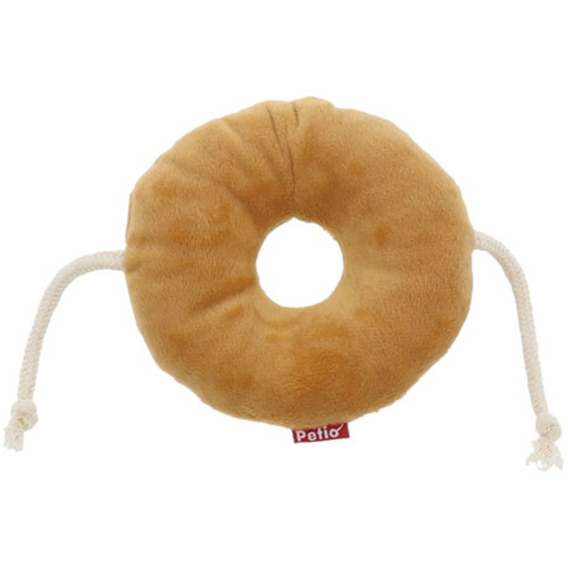 Chewy Bakery Stuffed Dog Toy With Pulling String (Bagel) #G150 W26408