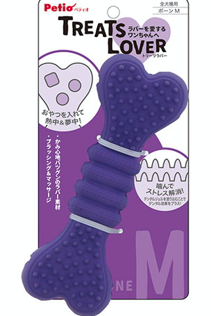  TREATS LOVER Dental Dog Toy M (Bone) #G154 W26477
