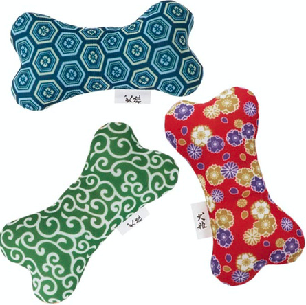 Petio Squeaking Japanese Bone Dog Toy #G174 W25908