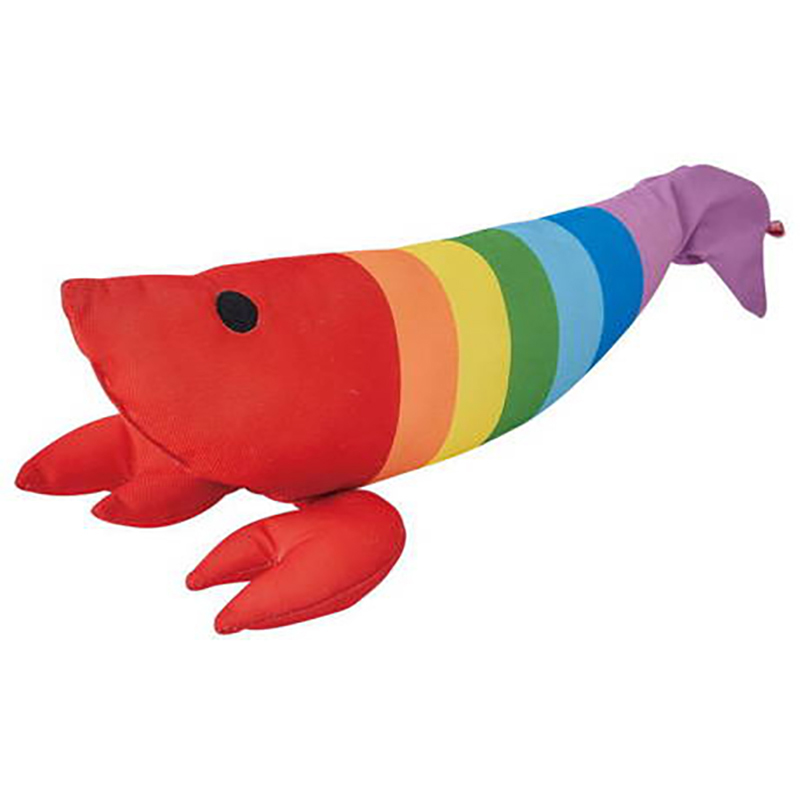 Petio Kicking Stuffed Cat Toy w/ Catnip (Rainbow Lobster) #G203 W27186