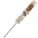 necoco Brown Cowhide Leather Cat Teaser with string #G147 W26501