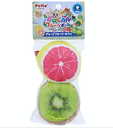 Petio Cat Toys Tropical Fruit Ball w/Catnip(Grapefruit&Kiwi-2pcs Set) #G197 W26414