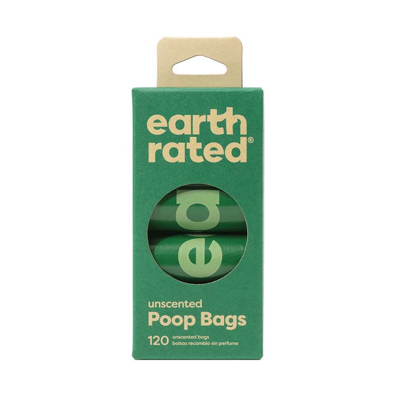 Earth Rated120個補充裝可降解撿便袋(15個X8卷-無香味)