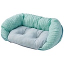 Washable Cool Square Pet Bed (Sea Blue M)#H94W27107