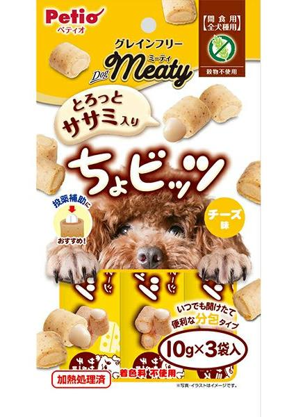 Dog Meaty Chicken Tenders&Cheese Meat Bites With Filling(DHA・EPA+) 10g x 4bags  #A201 W13706