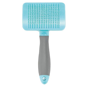 [91603051] Self Trimmer Self-Cleaning Slicker Brush for Dogs and Cats(Regular)W26849#E77