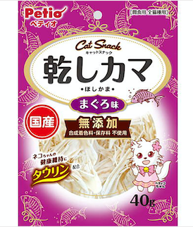 [90603164] Petio 日本產 無添加白身魚魚乾 (吞拿魚味)(牛磺酸+) 貓小食 40gW14083#B148