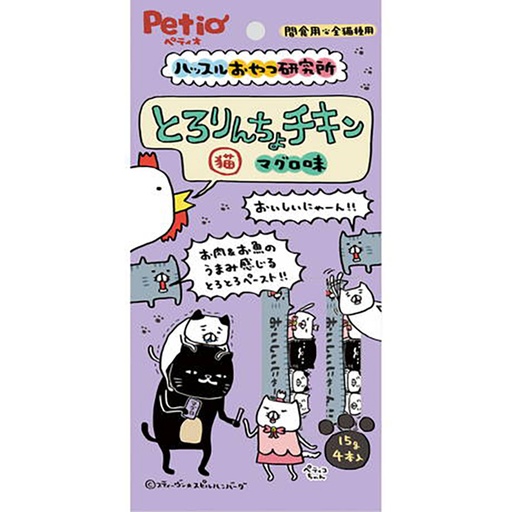 [90603128] Petio  Hustle Snack Laboratory Cat Tororincho Chicken Paste(Tuna Flavor)4PW13991#B153