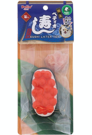 [91602821] Petio Sushi Latex Dog Toy (Salmon Roe Sushi) #G176  W26274