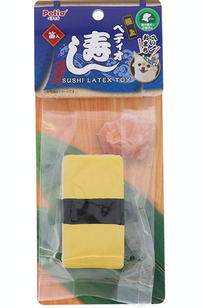 [91602823] Petio Sushi Latex Dog Toy (Egg Sushi) #G178 W26276