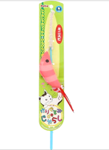 [91603338] Petio Stuffed Toy Cat Teaser(Mini Shrimp) #G207 W27189