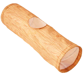 [91603345] necoco Wood Grain Shaka Shaka Cat Tunnel #G214 W27165