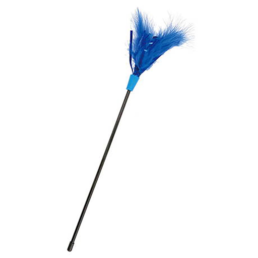 [91603033] Petio Cat Toys Blue Teaser Glitter Tape & Feather #G182 W26812
