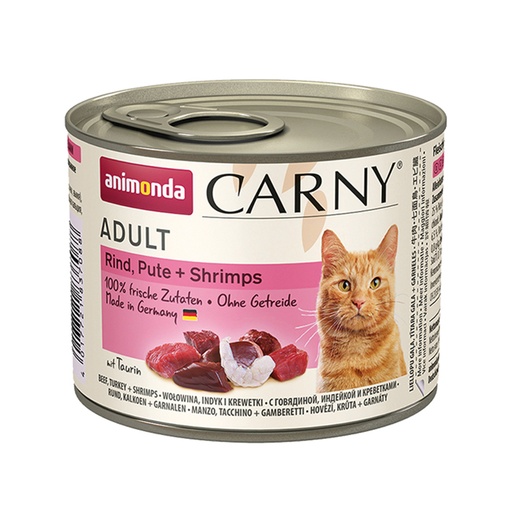 [90401188] Animonda-Adult Cat Beef , Turkey + Shrimps  N14