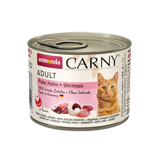 [90402420] Animonda-Adult Cat Turkey, Chicken + Shrimps N46