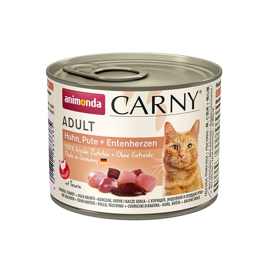 [90402421] Animonda-Adult Cat Chicken, Turkey + Duck Hearts N47