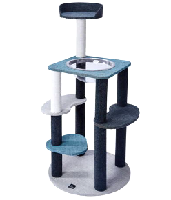 [91603325] necoco 4 Layers Clear Bowl Cat Tower #F179 W27184