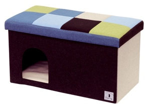 [91601991] Porta House & Stool Blue Mosaic Wide #F105 W25497