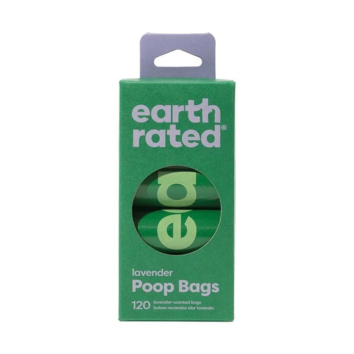 [91603415] Earth Rated120個補充裝可降解撿便袋(15個X8卷-薰衣草香味)
