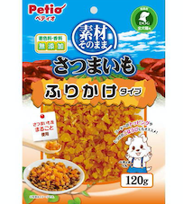 [90503290] Petio 天然原味 香甜高纖甘薯粒 (拌飯素) 狗小食 120g #A287 W14111