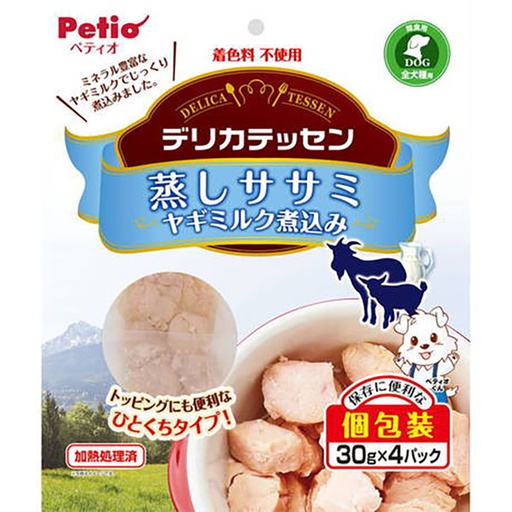 [90503301] Petio 山羊奶燉雞柳肉 狗小食（30克x 4包）#A298 W14119