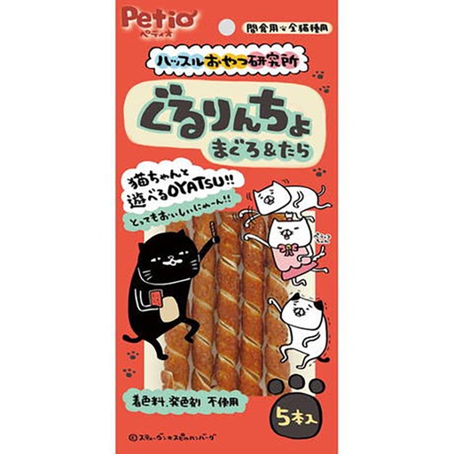 [90603310] Petio Tuna & Cod Twist striped cat snack 5#B161W14126