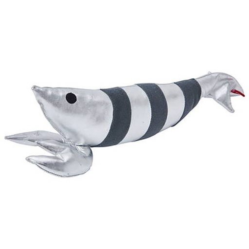 [91603336] Kicking Stuffed Cat Toy with Catnip (Silver Lobster) #G205 W27188