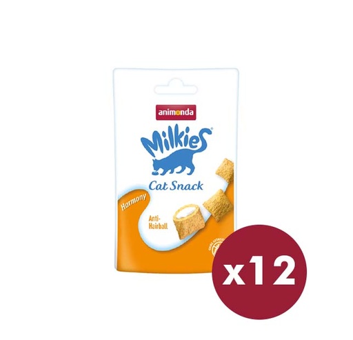 [90601647B] Animonda-Milkies Crunchy SnacksHarmony - Grain Free （30gx12）N21