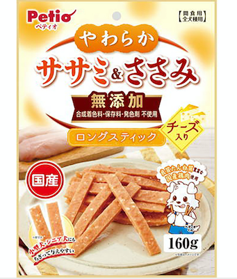 [90503121] Soft Additive-free Chicken Tenders Long Stick w/Cheese 160g  #A250 W14037