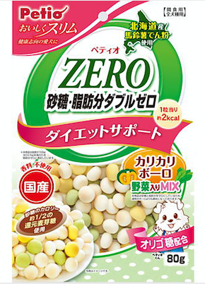 [90503136] Petio 日本產 低聚糖 野菜小饅頭餅乾 減肥狗小食 (腸胃健康)80g #A253 W14072
