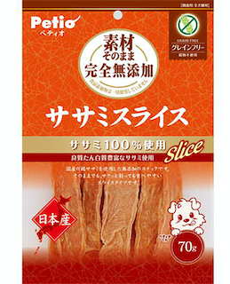 [90503111] Petio 日本產 天然無添加 風乾純雞柳肉片 狗小食70g #A176 W14054