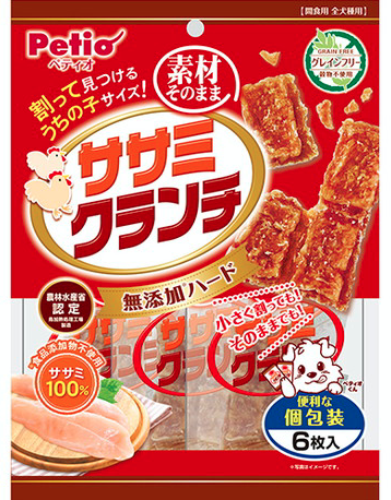 [90502878] 無添加無穀物純雞柳肉脆片6塊(獨立包裝) 狗小食 #A210 W13813