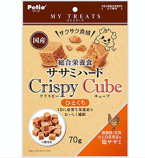 [90503010] Petio 綜合營養 日本產雞柳肉鬆脆粒粒(低脂高蛋白) 狗小食 70g #A236 W13862