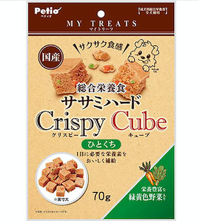 [90503011] My Treats Comprehensive Nutrition Low-fat Chicken Tenders Hard Crispy Cube 70g with Vegetables for Dogs 70g  #A237 W13863