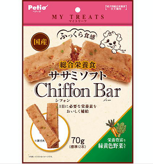 [90503123] My Treats Soft Chiffon Bar Stick with Chicken Tenders&Vegetables for dog 70g (Comprehensive Nutritional Diet)  #A259 W13964