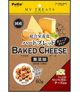 [90503146] Petio 日本產 綜合營養 脆脆麵包烤芝士粒 狗小食 60g #A262 W13970