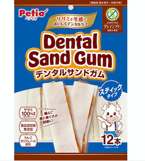 [90502899] 無穀物潔齒除口氣雞柳肉牛皮夾心片(抗過敏) 狗小食 12塊 #A231 W13799