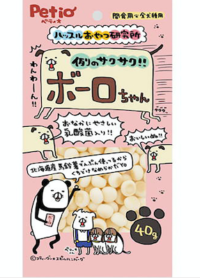 [90503159] Petio日本產 乳酸菌小饅頭餅乾(腸胃健康)  狗小食  40g #A266 W14029