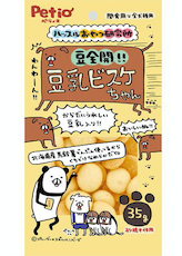 [90503160] Petio 日本產 豆乳無糖饅頭餅乾 狗小食 35g #A267 W14030