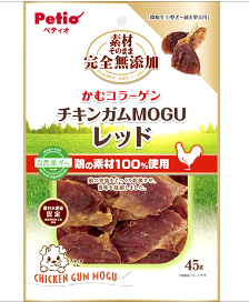 [90503487] Petio 完全無添加 雞潔齒片MOGU RED  狗小食 45g #A314 W14226